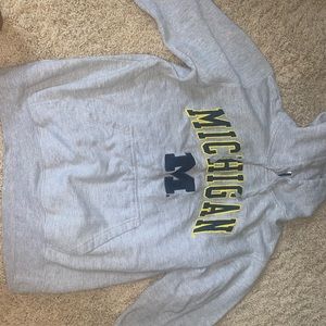 Embroidered Michigan Hoodie